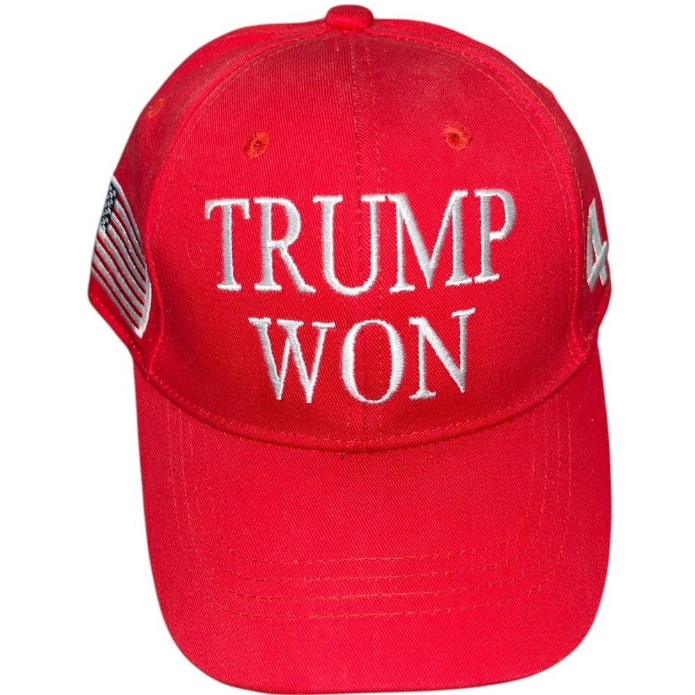Donald Trump Won Red Baseball Cap Hat MAGA Mall 45 new